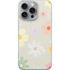 Gustaf - Mobilskal till Apple iPhone 16 Pro Max med fejdande blommor