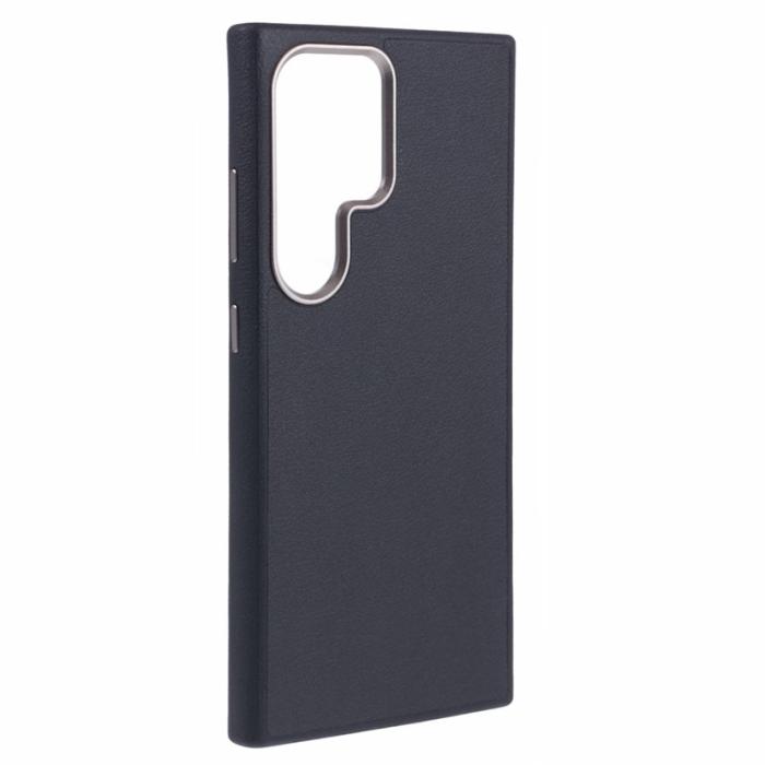 X-Level - X-LEVEL Mobilskal till Samsung Galaxy S24 Ultra PU Läder Stöttålig Svart