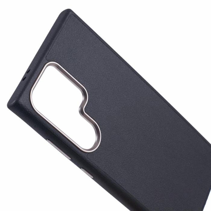 X-Level - X-LEVEL Mobilskal till Samsung Galaxy S24 Ultra PU Läder Stöttålig Svart