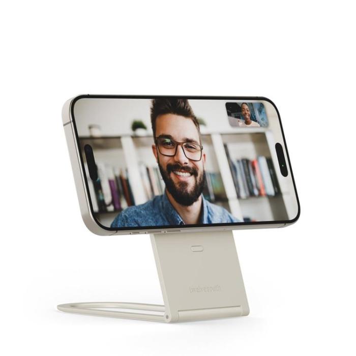 Twelve South - Twelve South MagSafe Bärbart Mobilstativ med Hållare Curve Nano - Dune