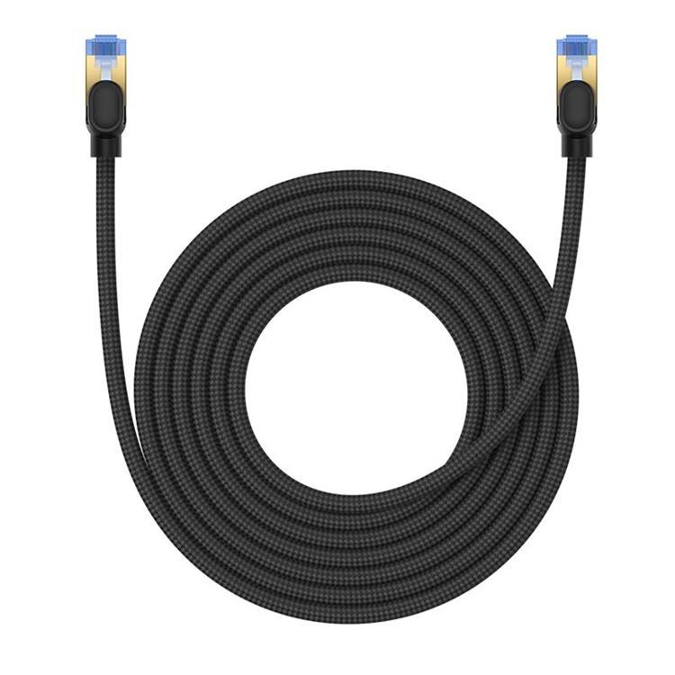 Baseus Internet Kabel 8m cat.7 - Braided Svart | 3541 | AlltMobil