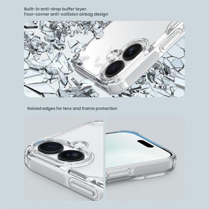 Nillkin - NILLKIN iPhone 17 Mobilskal Nature Pro - Transparent