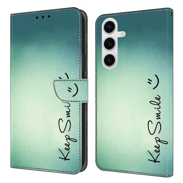 OEM - Keep Smile Samsung Galaxy S26 Fodral PU Läder med Ställ - Svart