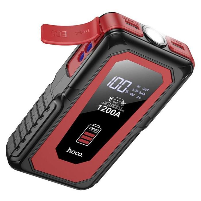 Hoco - Hoco Starthjälp Powerbank 10000 mAh 18W QS3 - Svart