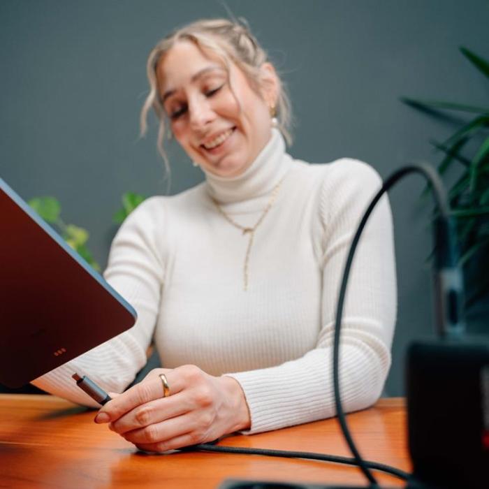 Verbatim - Verbatim USB-C Till USB-C 240W Kabel 120cm 40Gb/s med Display