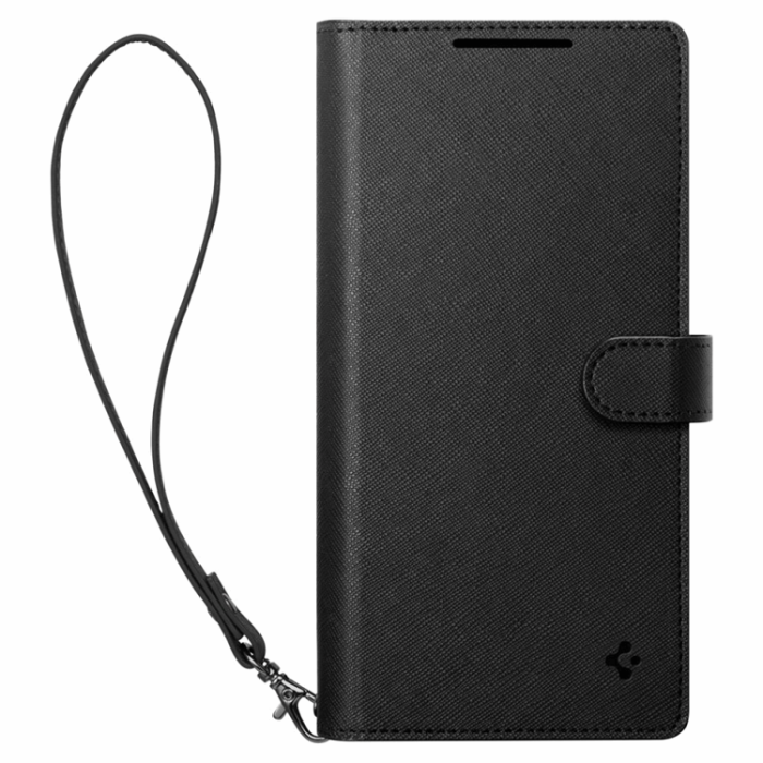 Spigen - Spigen Galaxy S25 Plus Plånboksfodral ”S” - Svart
