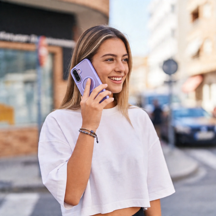 Tech-Protect - Tech-Protect Mobilskal För Galaxy A37 5G Magsafe Magmat - Matte Lila