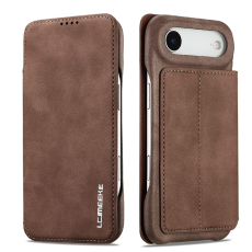 LC.imeeke - LC.IMEEKE iPhone Air Mobilfodral Korthållare Stativ - Coffee