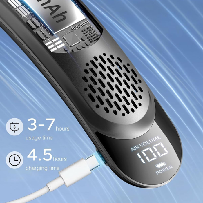 OEM - Halsfläkt S8 4000mAH Quad-Core Turbine - Vit