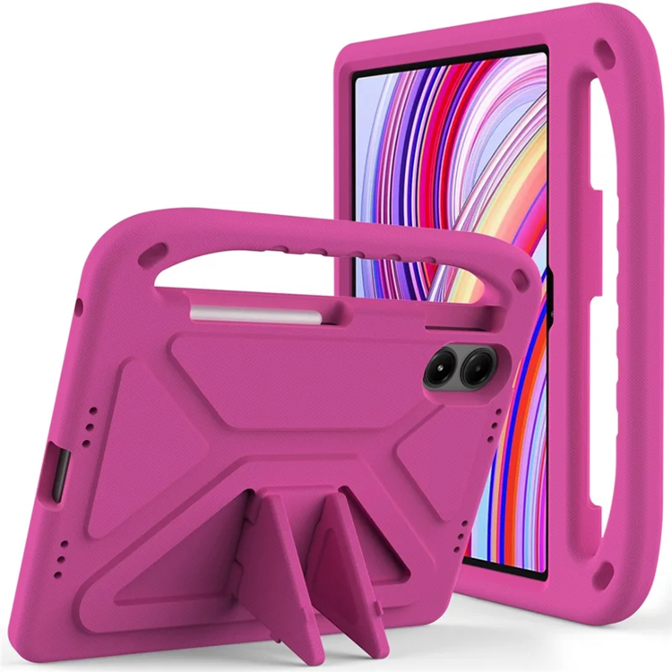 Xiaomi Redmi Pad Pro/5G/Poco Pad Skal EVA Handgrepp Kickstand - Rose | 2353 | AlltMobil