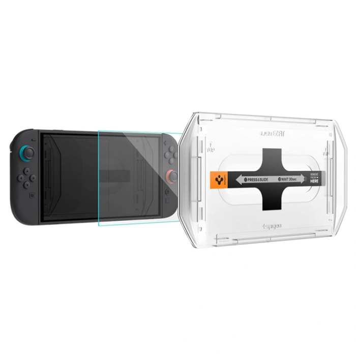 Spigen - [2-Pack] Spigen Nintendo Switch 2 Härdat Glas Skärmskydd EZ Fit