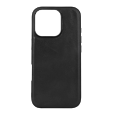 BUFFALO - BUFFALO äkta läder iPhone 16 Pro Mobilskal MagSafe Läder - Svart