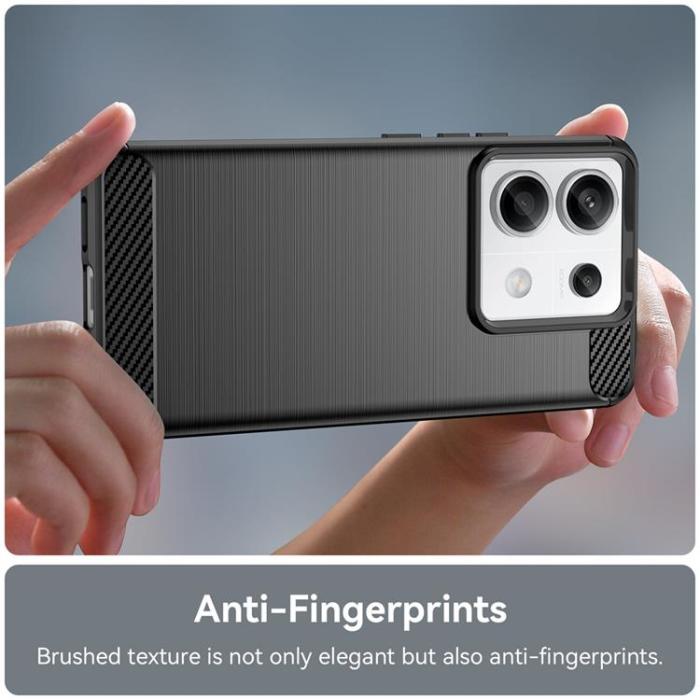 OEM - Xiaomi Redmi Note 13 Pro 5G Mobilskal Carbon - Svart