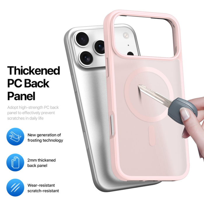 Dux Ducis - Dux Ducis iPhone 17 Pro Max Mobilskal MagSafe Yind - Ljusrosa