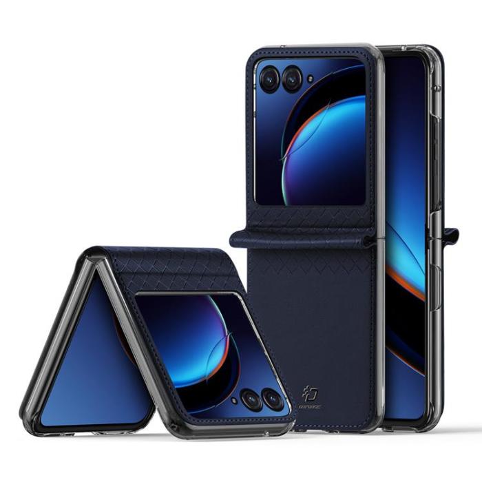 Dux Ducis - Dux Ducis Motorola Razr 40 Ultra Mobilskal Bril - Blå