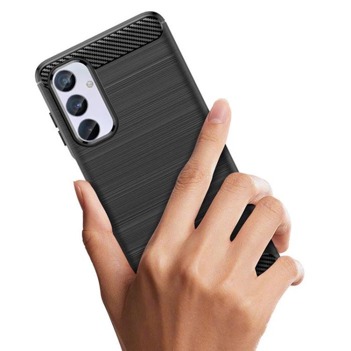 OEM - Galaxy M54 Mobilskal Carbon Flexible - Svart