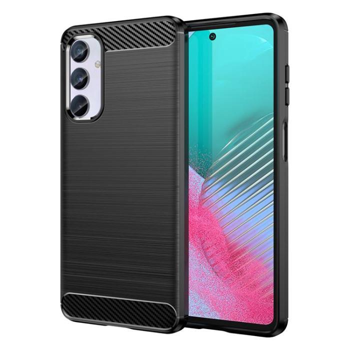 OEM - Galaxy M54 Mobilskal Carbon Flexible - Svart
