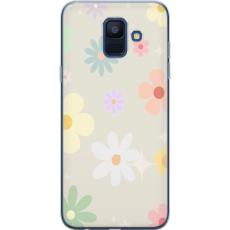 iSecrets - Mobilskal till Samsung Galaxy A6 (2018) med fejdande blommor