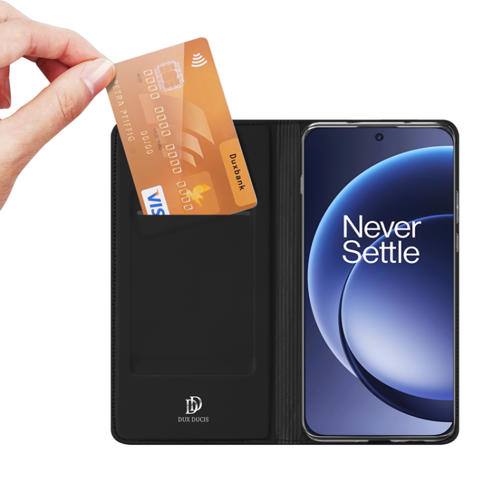 Dux Ducis - Dux Ducis OnePlus 15 5G Plånboksfodral Skin Pro Läder