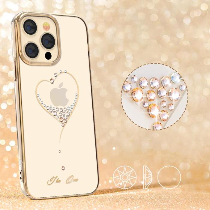 UTGATT5 - Kingxbar Wish Series Skal iPhone 13 Pro - Guld