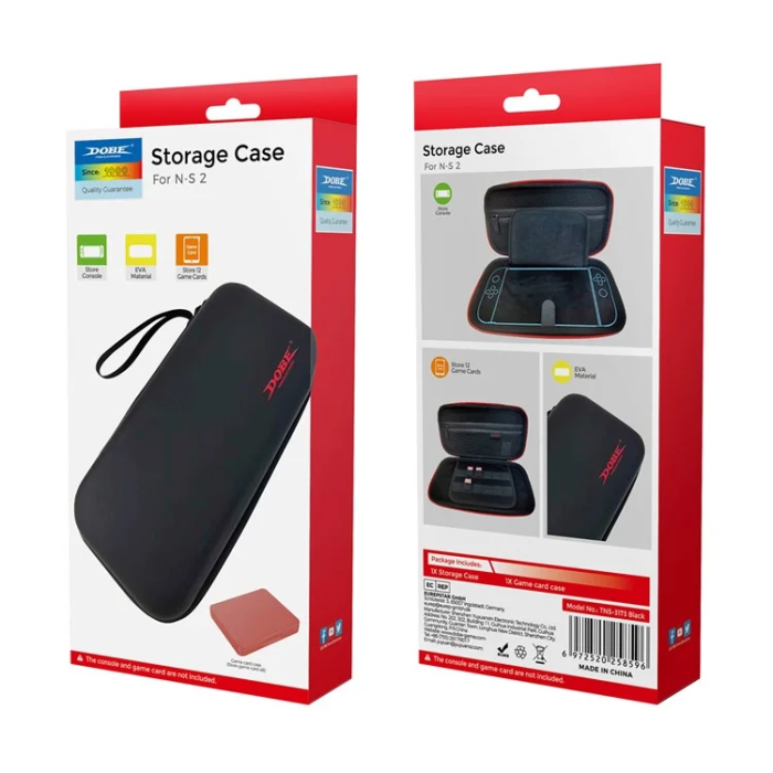Dobe - Dobe Nintendo Switch 2 Förvaringsväska för Resor - Svart