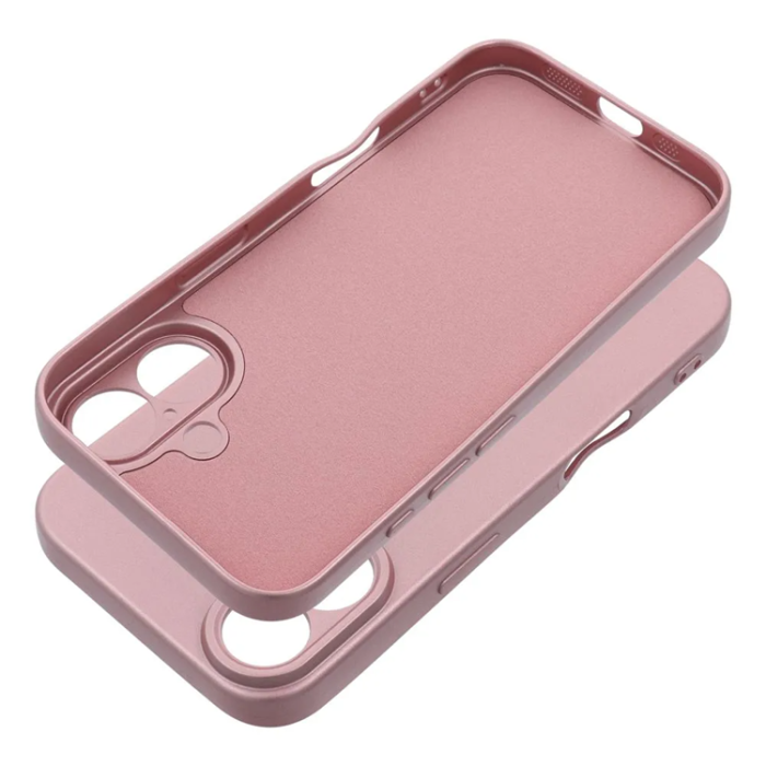 OEM - iPhone 16 Plus Mobilskal Metallic - Rosa