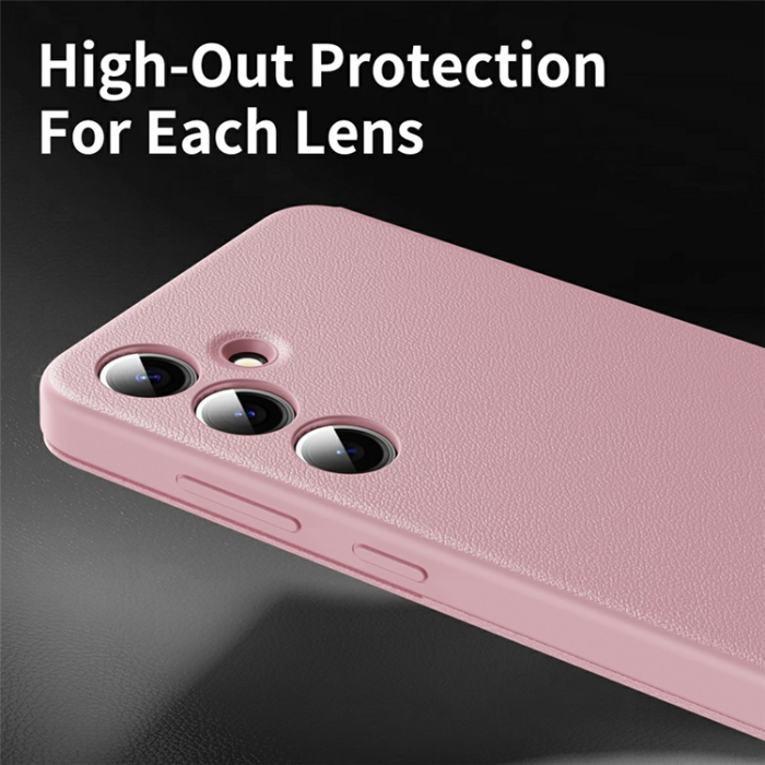 A-One Brand - Galaxy A56 5G Plånboksfodral View Window Läder - Rosa