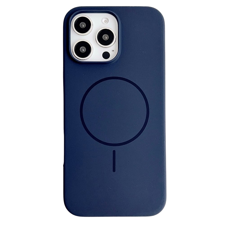 iPhone 16 Pro Max Mobilskal MagSafe Silikon - Mörkblå | 2353 | AlltMobil