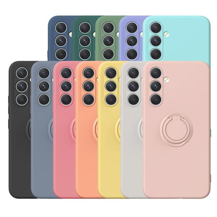 A-One Brand - Galaxy A37 5G Mobilskal Ring Kickstand med Rem