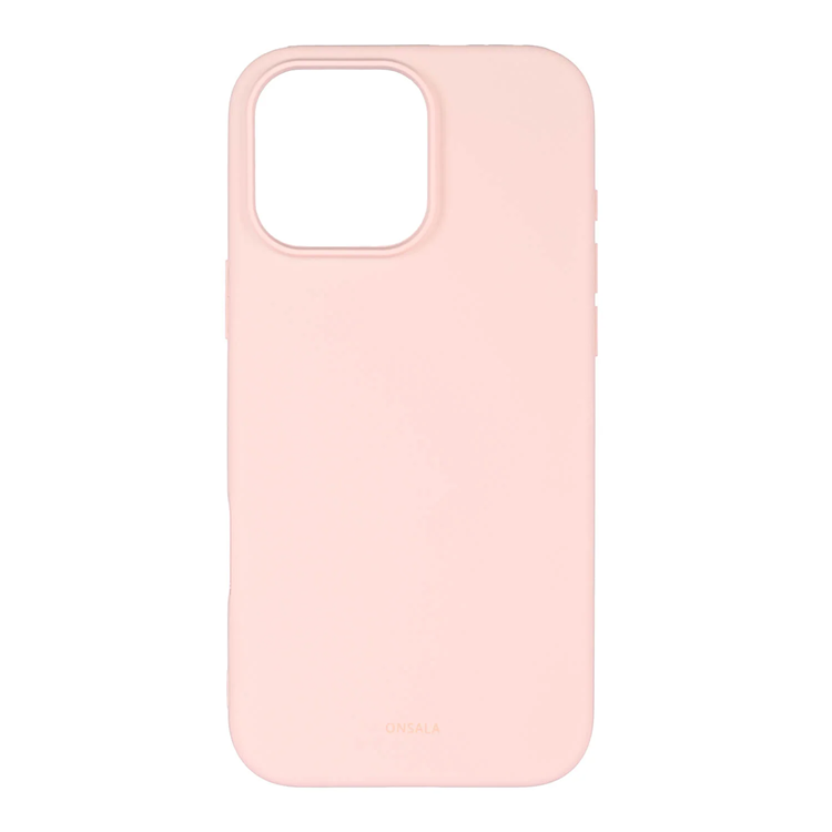 Onsala iPhone 16 Pro Max Mobilskal Silikon - Rosa | 2353 | AlltMobil