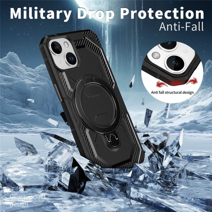 A-One Brand - iPhone 15 Plus Mobilskal MagSafe Kickstand TPU + PC