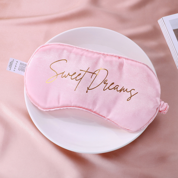 OEM - Bekväm Silky Sovmask/Ögonmask - Sweet Dreams