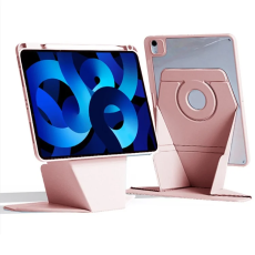 A-One Brand - iPad Air 11"(2025/2024) Fodral Rotate Magnetiskt Detachable - Rosa