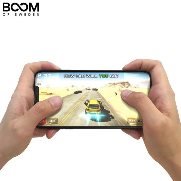 Boom of Sweden - BOOM Curved Härdat Glas Skärmskydd iPhone XS Max