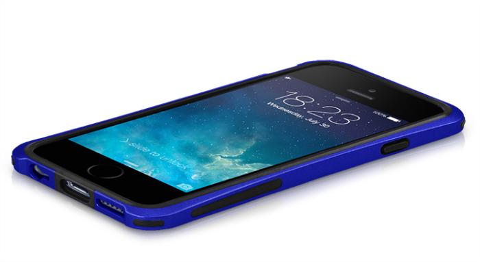 UTGATT5 - Macally Protective Frame till iPhone 6 / 6S - Blå