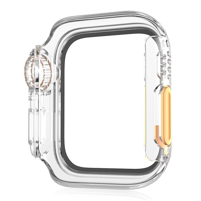 OEM - Apple Watch 7/8 (41mm) Förvandla Utseendet till Apple Watch Ultra - Clear