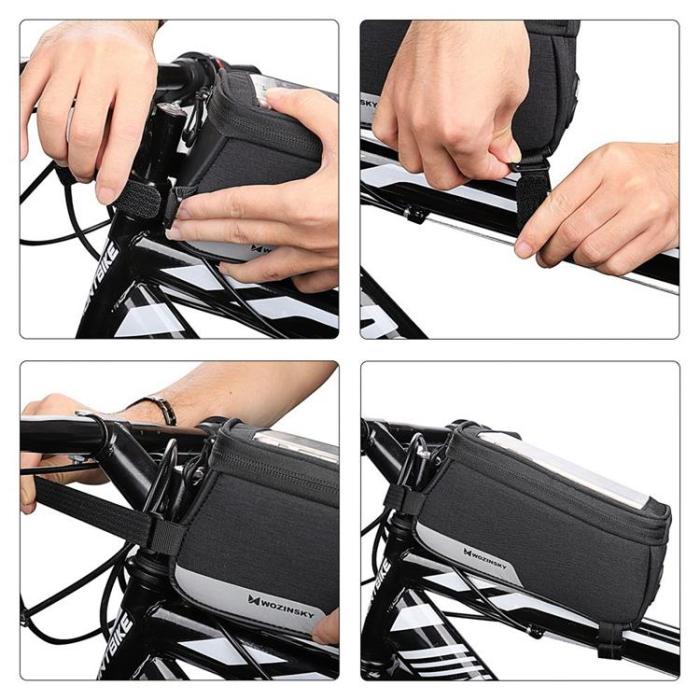 Wozinsky - Wozinsky Cykel Telefonfodral 6.5 tum 1L - svart