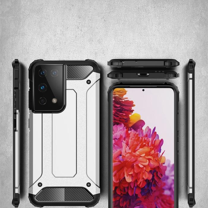OEM - Armor Guard Hybrid Mobilskal Galaxy S21 Ultra - Svart