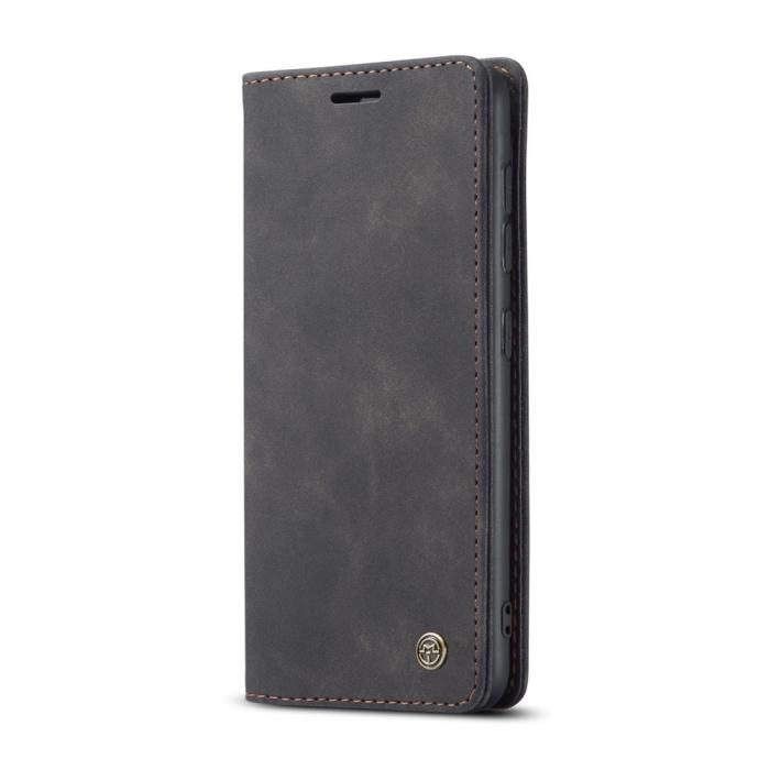 Caseme - Caseme Vintage Plånboksfodral till Samsung Galaxy S21 - Svart