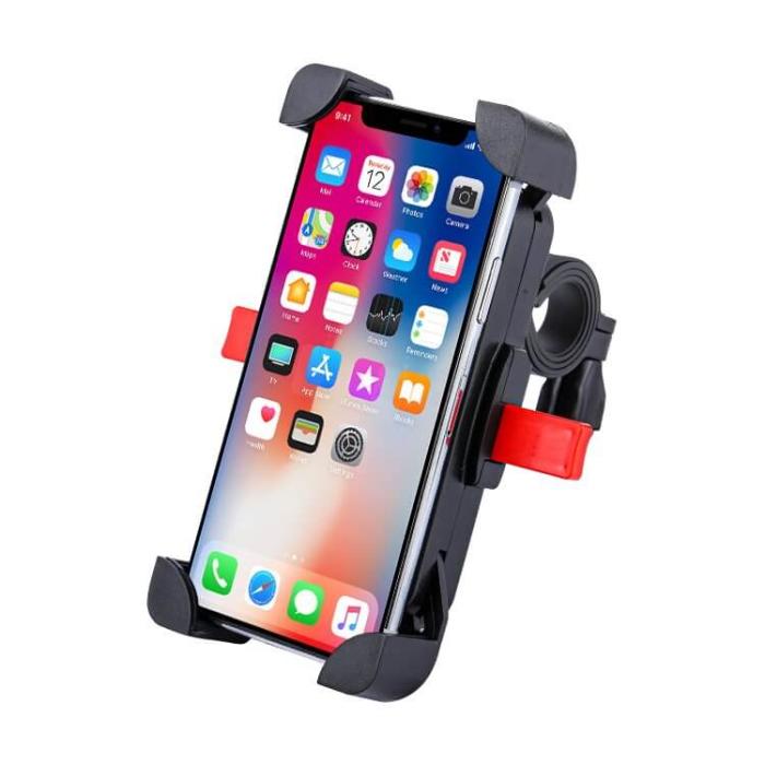 UTGATT4 - Cykel motorcykel handlebar phone 360 hållare Svart
