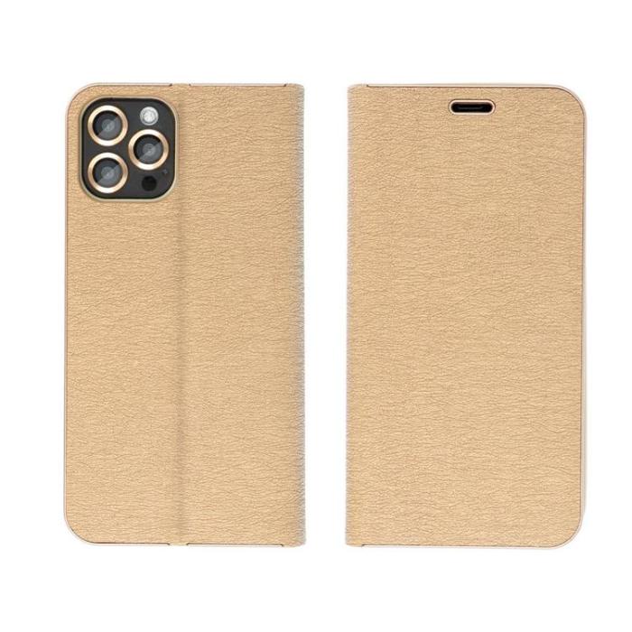 OEM - Galaxy S25 Plus Plånboksfodal Luna Guld - Guld