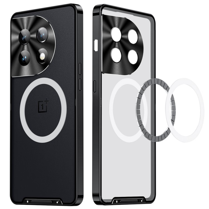 A-One Brand - OnePlus 11 5G Mobilskal Magsafe Metall - Svart