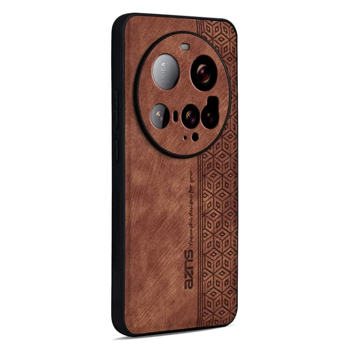 AZNS - Azns Xiaomi 15 Ultra Mobilskal Läder Shell - Brun