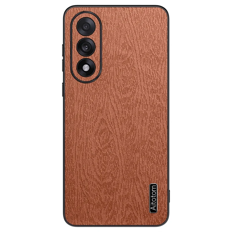 OnePlus Nord 5 Mobilskal Wood Texture - Brun | 2353 | AlltMobil