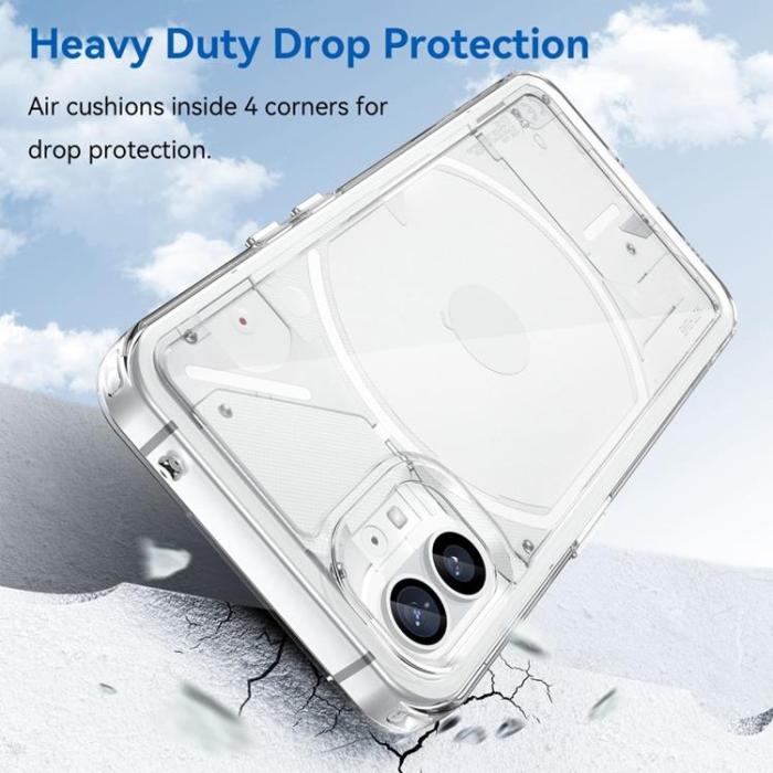 A-One Brand - Nothing Phone 1 Skal Hybrid TPU - Vit