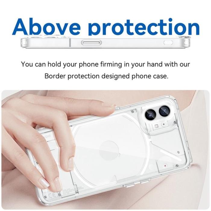 A-One Brand - Nothing Phone 1 Skal Hybrid TPU - Vit