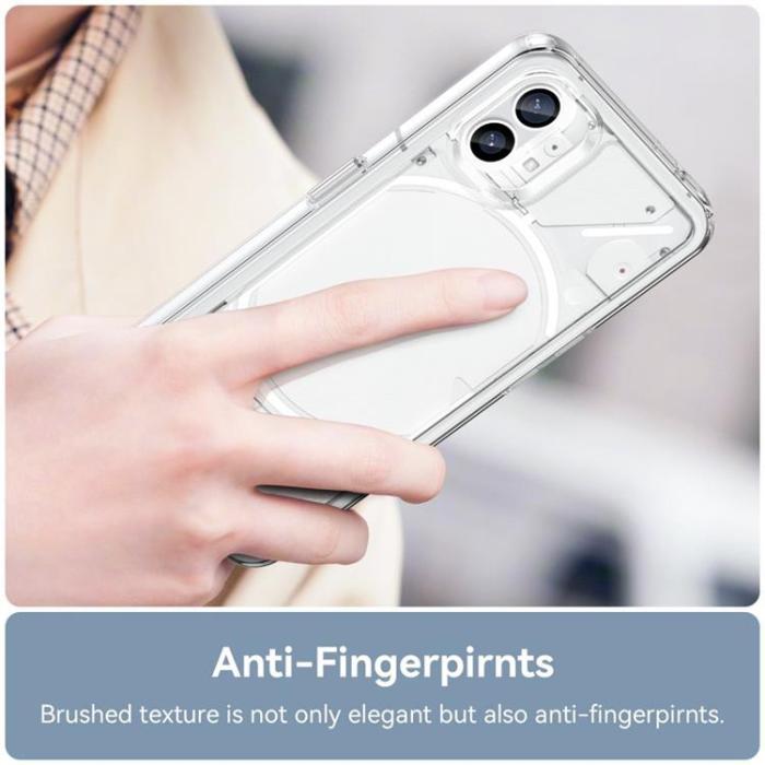 A-One Brand - Nothing Phone 1 Skal Hybrid TPU - Vit