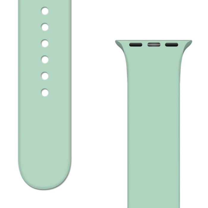 OEM - Apple Watch 2/3/4/5/6/7/8/SE (49/45/44/42mm) Armband Silicon APS - ljusgrön