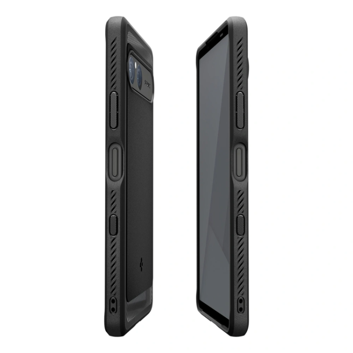 Spigen - Spigen Sony Xperia 10 VII Mobilskal Rugged Armor - Matte Svart