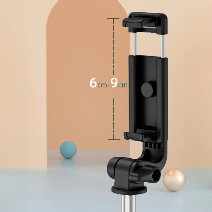 OEM - Selfiestick Teleskopstativ 0.7m för Mobil - Svart